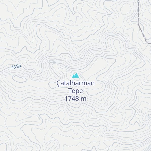 Map of Çatalharman Tepe