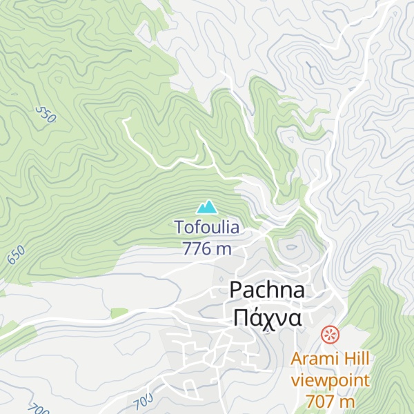 Map of Tofoulia
