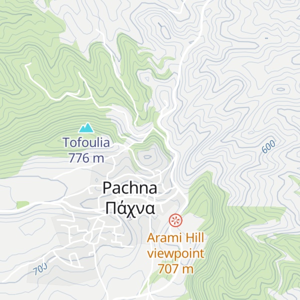 Map of Mountain