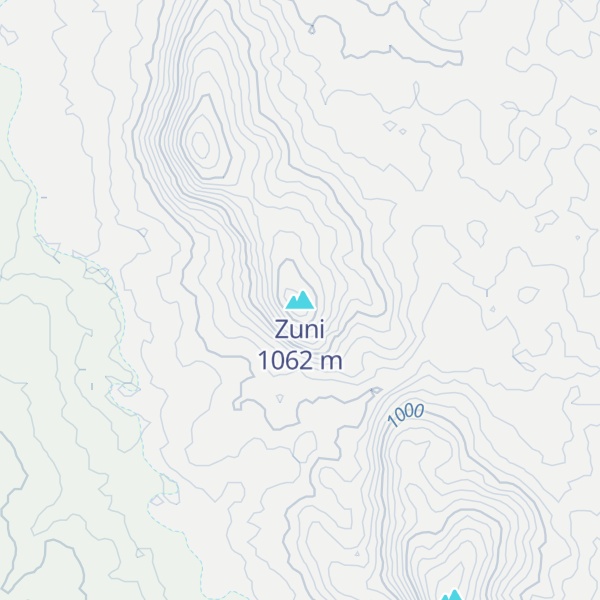 Map of Zuni