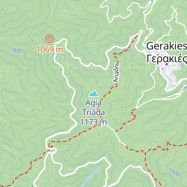 Map of Agía Triáda