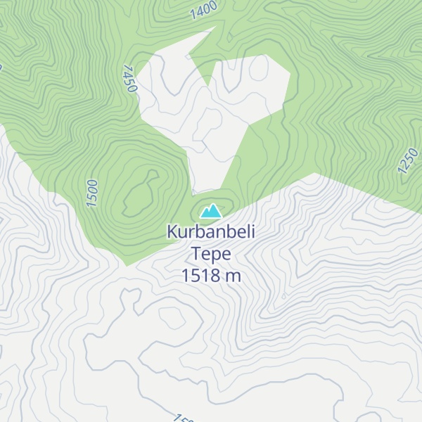 Map of Kurbanbeli Tepe