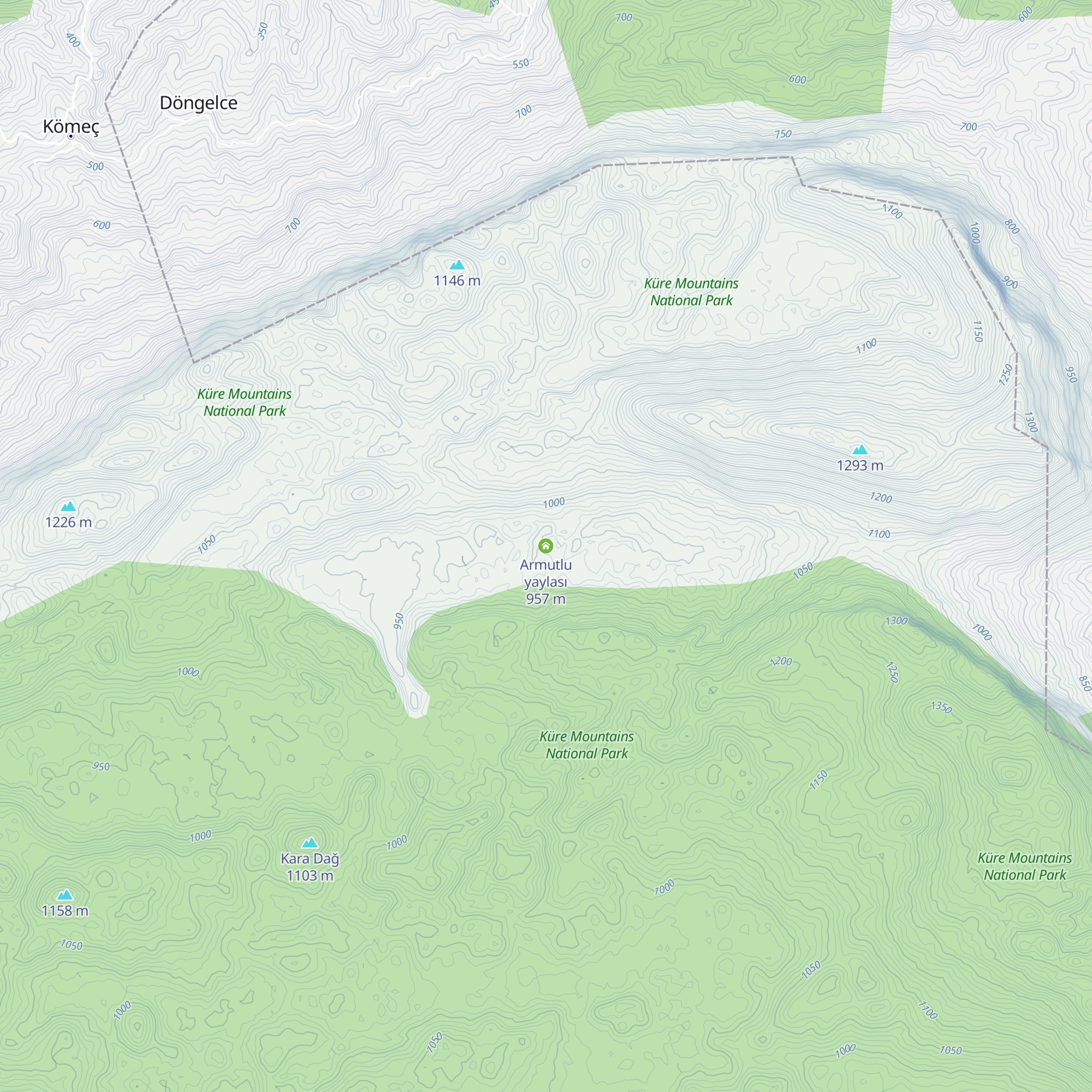 Armutlu yaylası map
