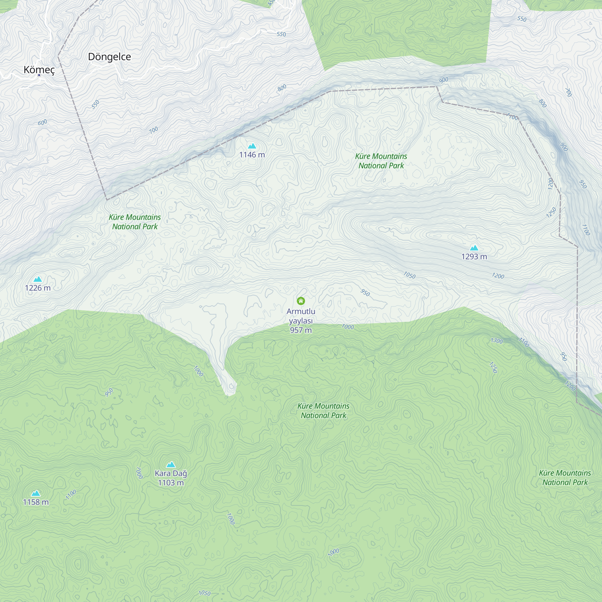 Armutlu yaylası map