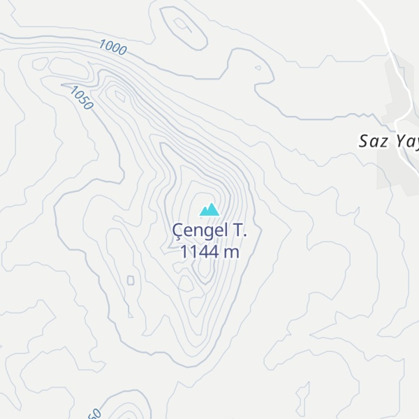 Map of Çengel T.
