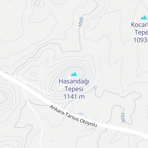 Map of Hasandağı Tepesi