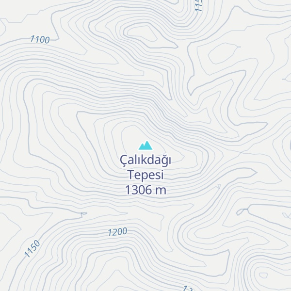 Map of Çalıkdağı Tepesi