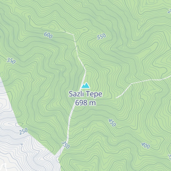 Map of Sazlı Tepe