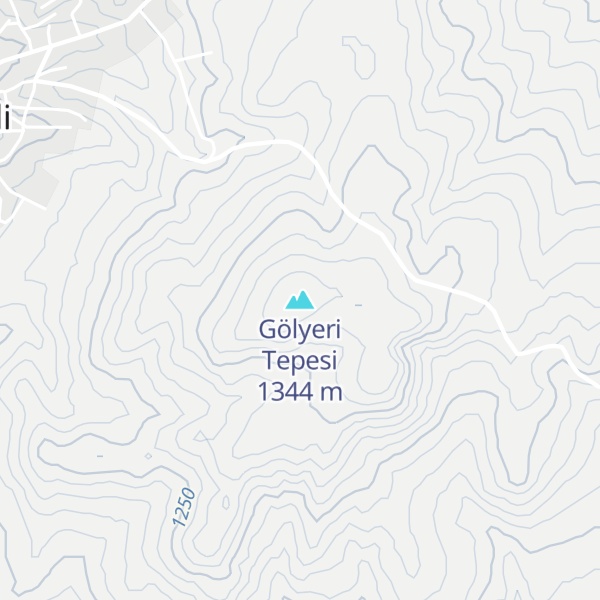Map of Gölyeri Tepesi