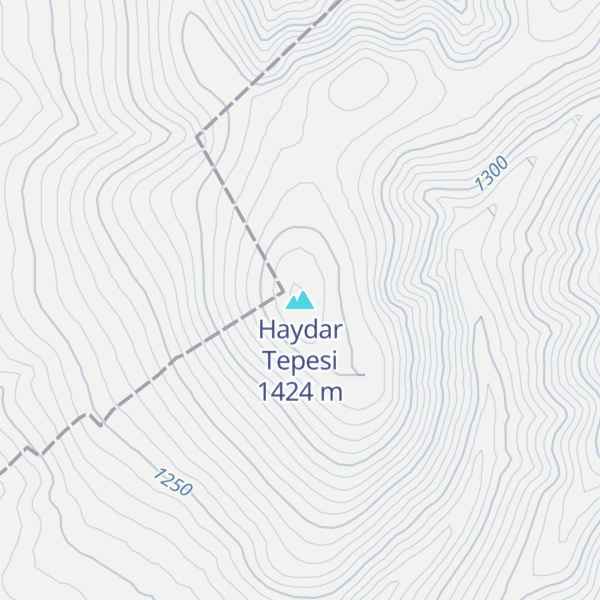 Map of Haydar Tepesi