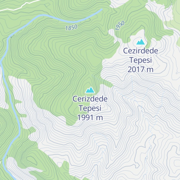 Map of Cerizdede Tepesi