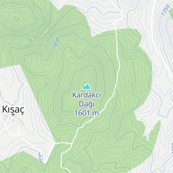 Map of Kardakcı Dağı