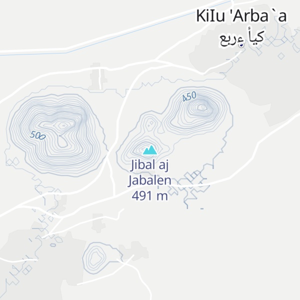 Map of Jibal aj Jabalen