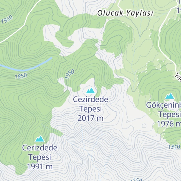 Map of Cezirdede Tepesi