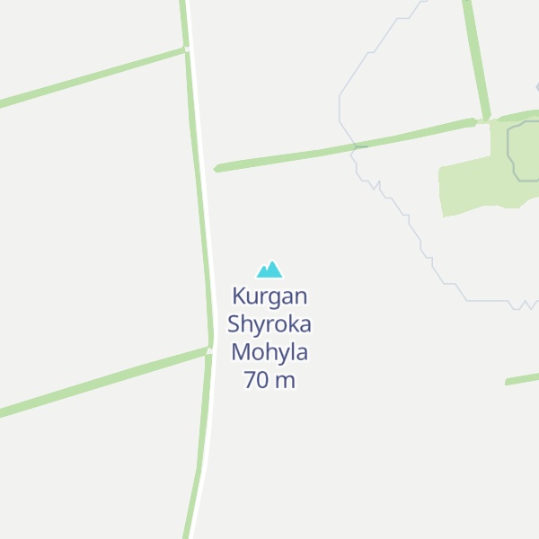 Map of Kurgan Shyroka Mohyla