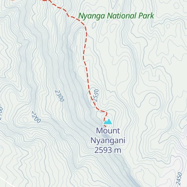 Map of Inyangani