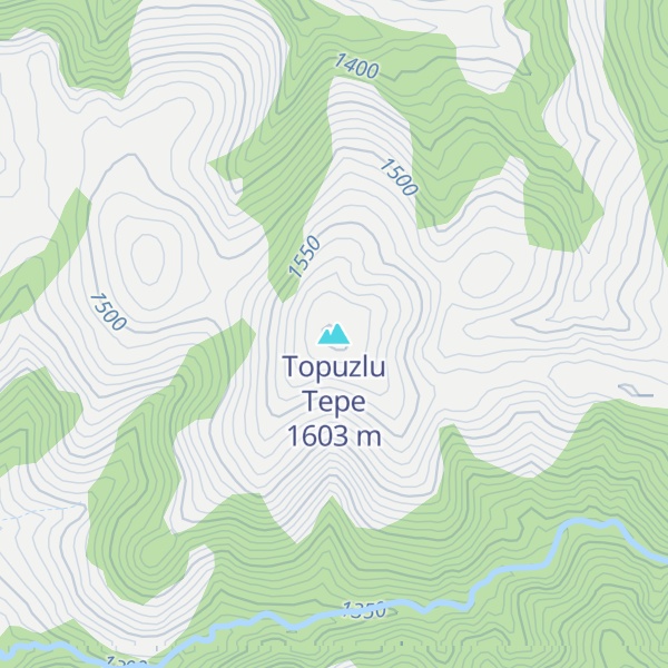Map of Topuzlu Tepe