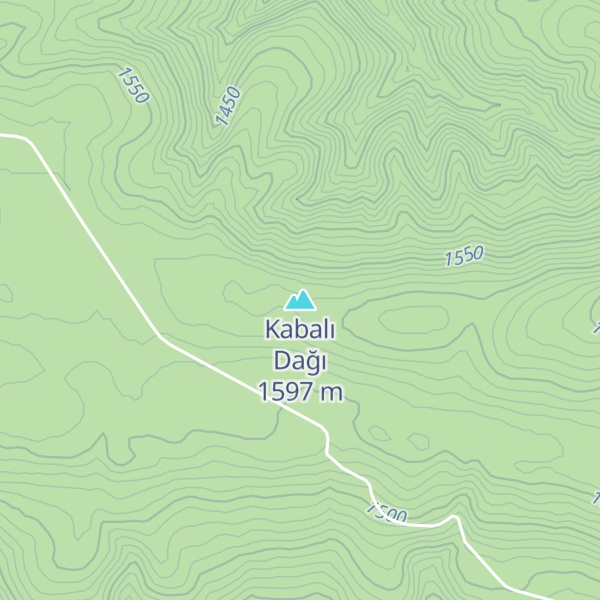 Map of Kabalı Dağı