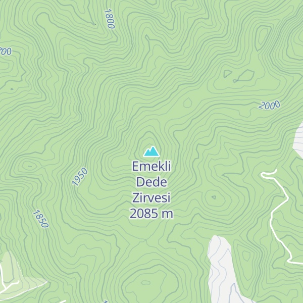 Map of Emekli Dede Zirvesi