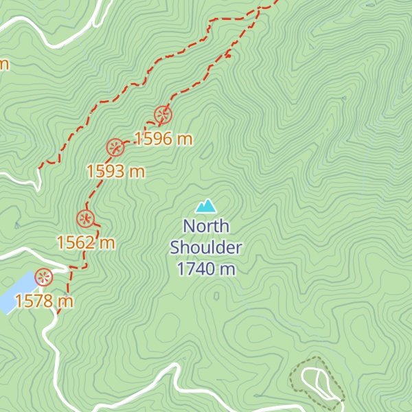 Map of North Shoulder