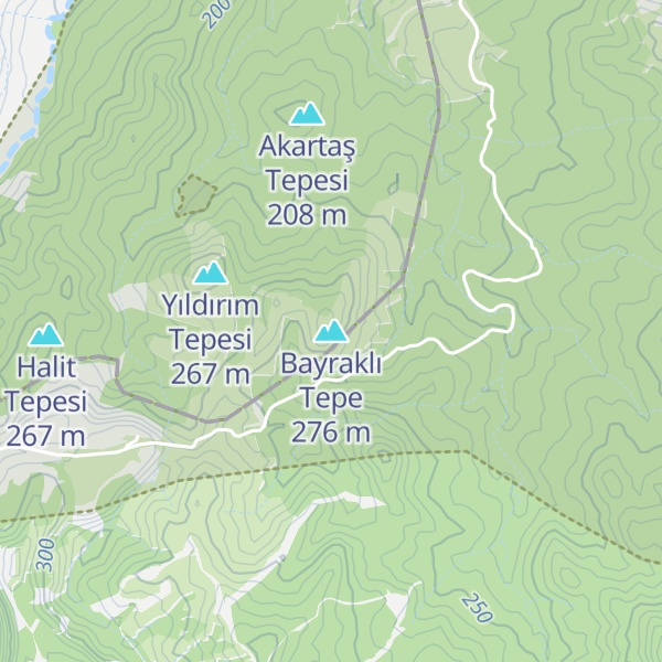 Map of Bayraklı Tepe