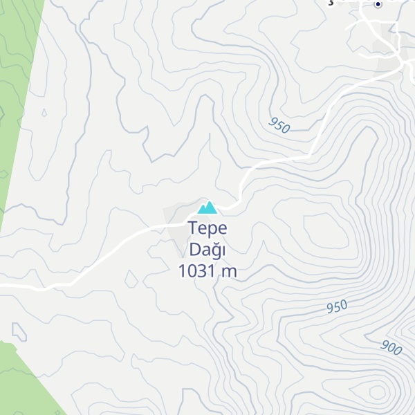 Map of Tepe Dağı