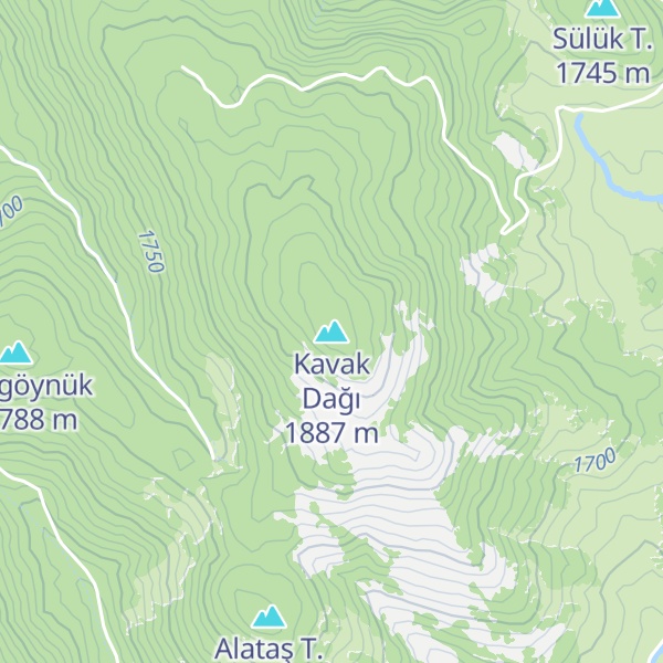 Map of Kavak Dağı