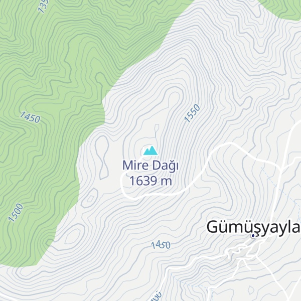 Map of Mire Dağı