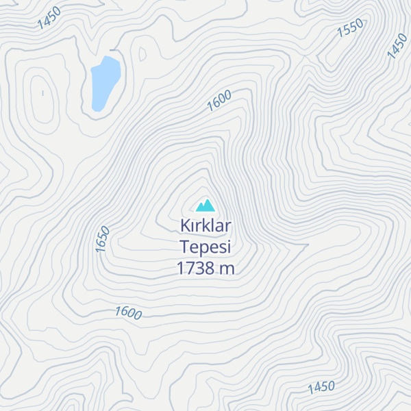 Map of Kırklar Tepesi