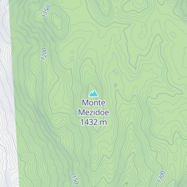 Map of Monte Mezidoe