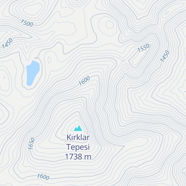 Map of Karaca Dağ