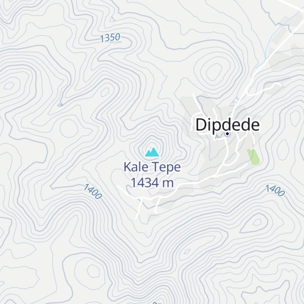 Map of Kale Tepe
