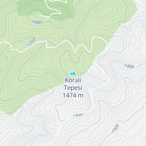 Map of Körali Tepesi