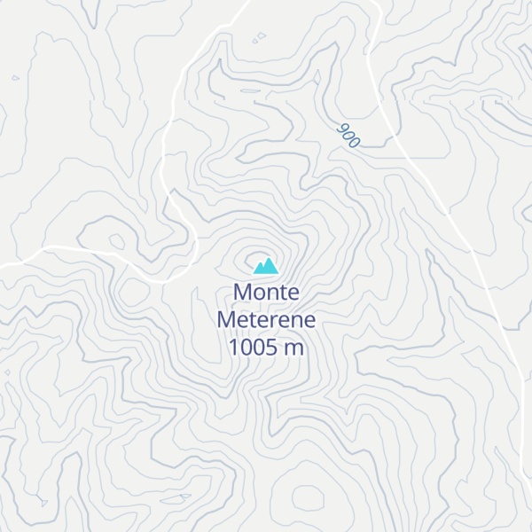 Map of Monte Meterene