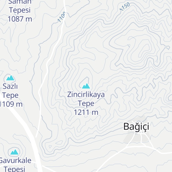 Map of Zincirlikaya Tepe
