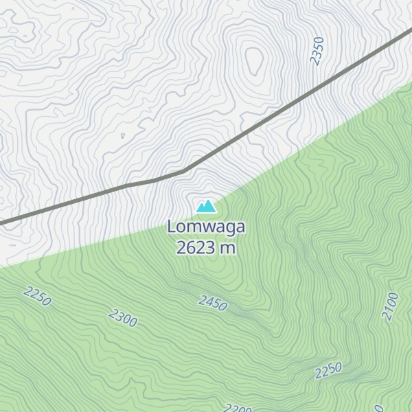 Map of Lomwaga