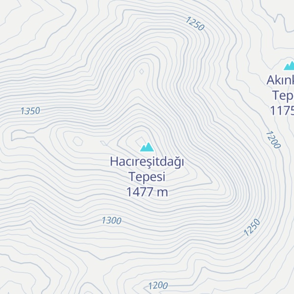 Map of Hacıreşitdağı Tepesi