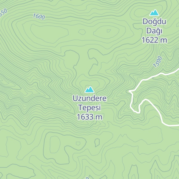 Map of Uzundere Tepesi