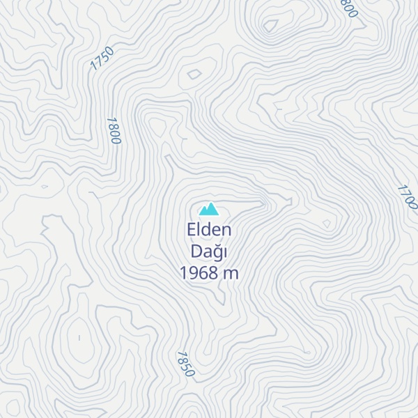 Map of Elden Dağı