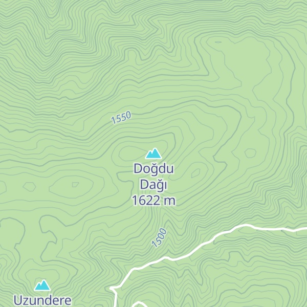 Map of Doğdu Dağı