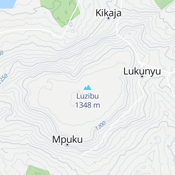 Map of Luzibu
