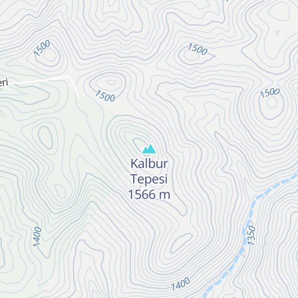 Map of Kalbur Tepesi