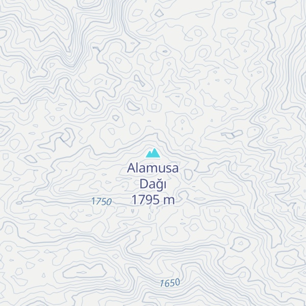 Map of Alamusa Dağı