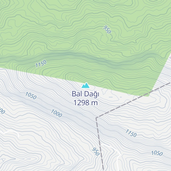 Map of Bal Dağı