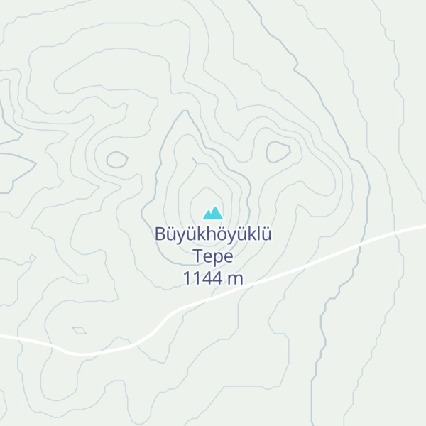 Map of Büyükhöyüklü Tepe