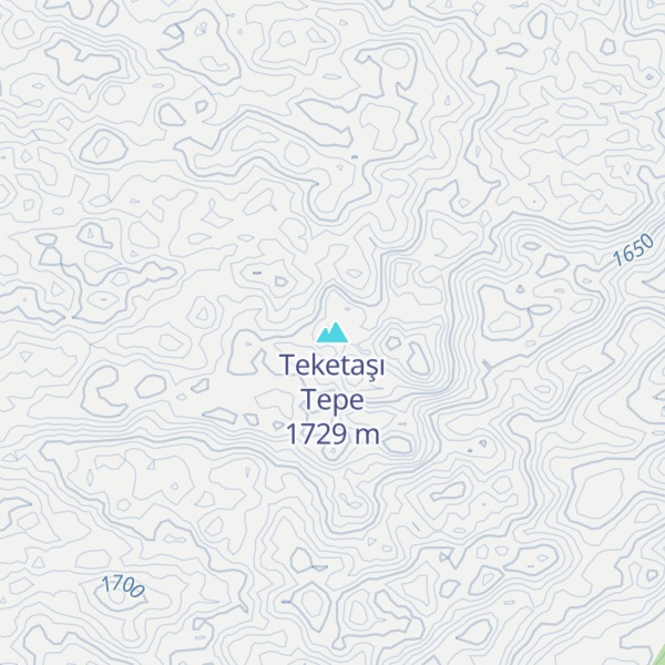 Map of Teketaşı Tepe