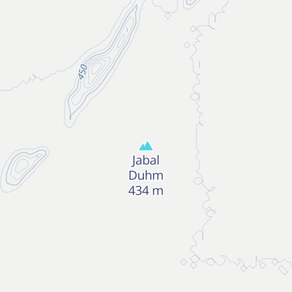 Map of Jabal Duhm