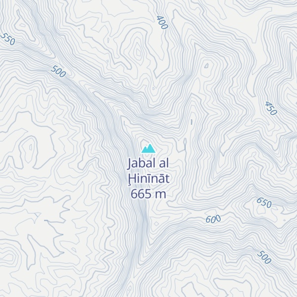 Map of Jabal al Ḩinīnāt