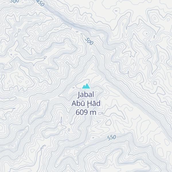 Map of Jabal Abū Ḩād