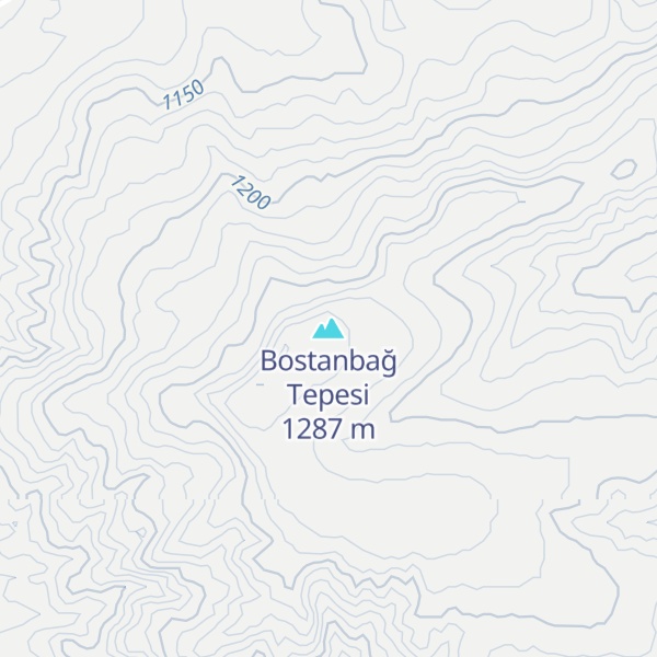 Map of Bostanbağ Tepesi
